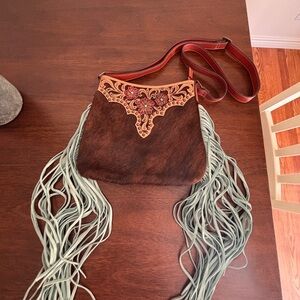Ariat fringe purse